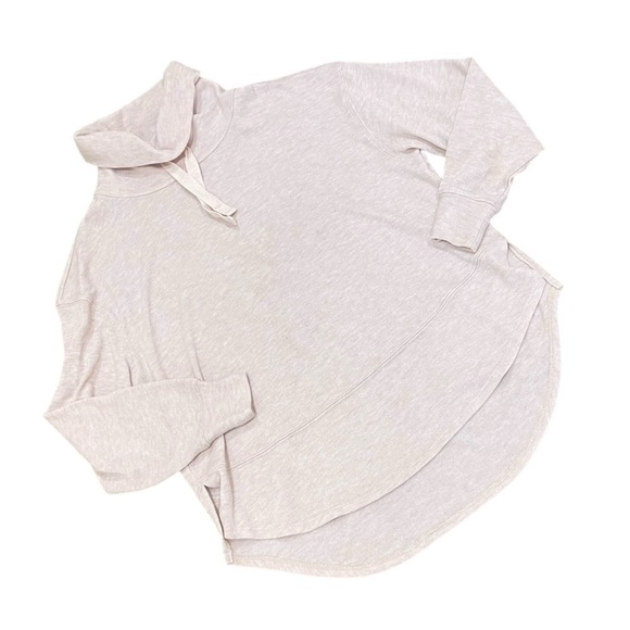 Gentle Fawn loose turtle neck with tie knit beige heather sweater size medium - Picture 2 of 9